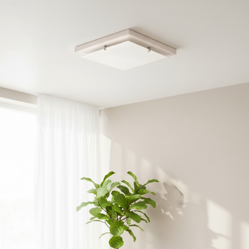 Lampada da soffitto 1xE27/60W/230V faggio