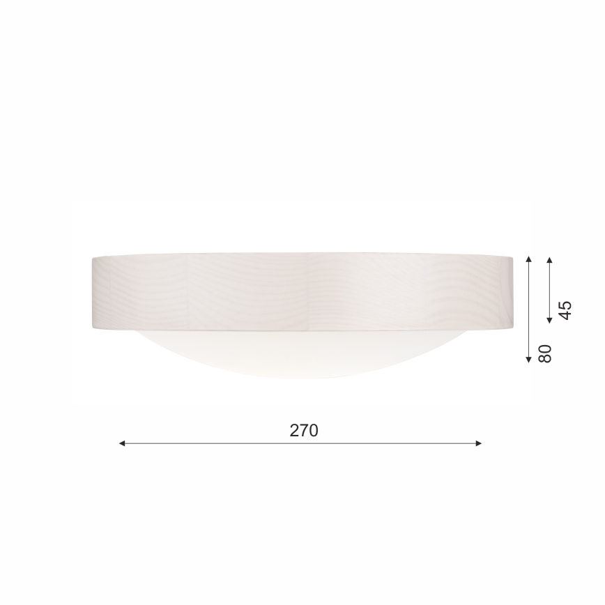 Lampada da soffitto 1xE27/60W/230V pino