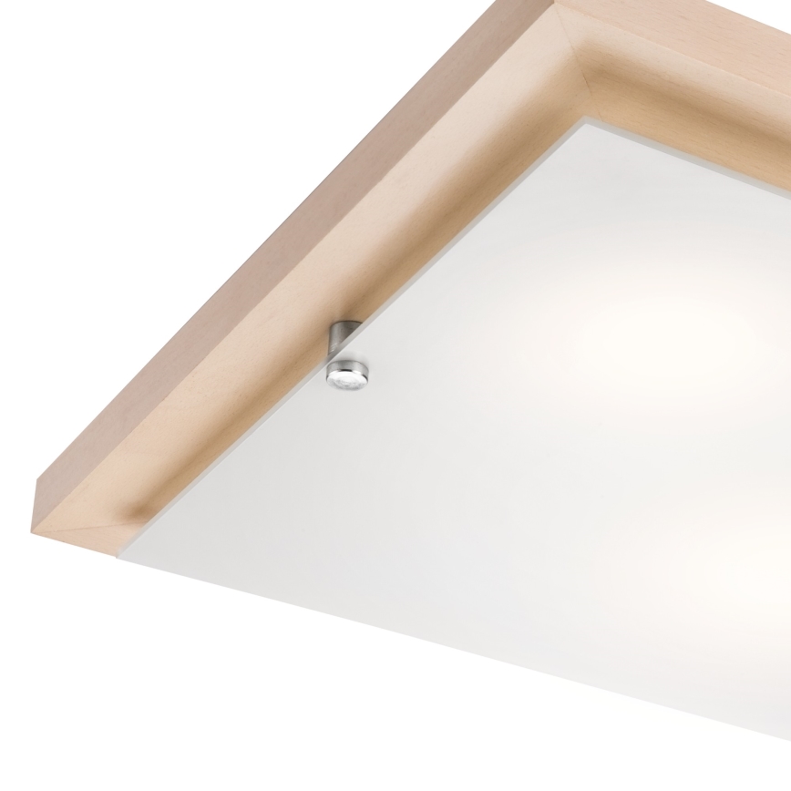 Lampada da soffitto 2xE27/60W/230V faggio