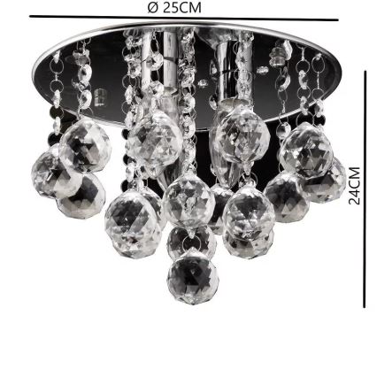 Lampada da soffitto 3xE14/60W/230V
