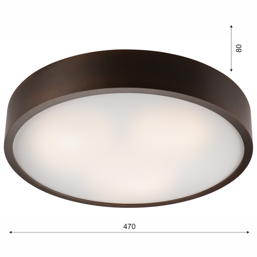 Lampada da soffitto 3xE27/60W/230V pino