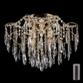 Lampada da soffitto a LED in cristallo 4xE27/60W/230V + 4xLED/3W + telecomando