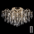 Lampada da soffitto a LED in cristallo 6xE27/60W/230V + 6xLED/3W + telecomando