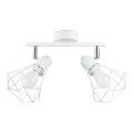 Lampada da soffitto ARTEMIS 2xE14/40W/230V bianco
