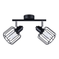 Lampada da soffitto BELUCI 2xE14/40W/230V nero