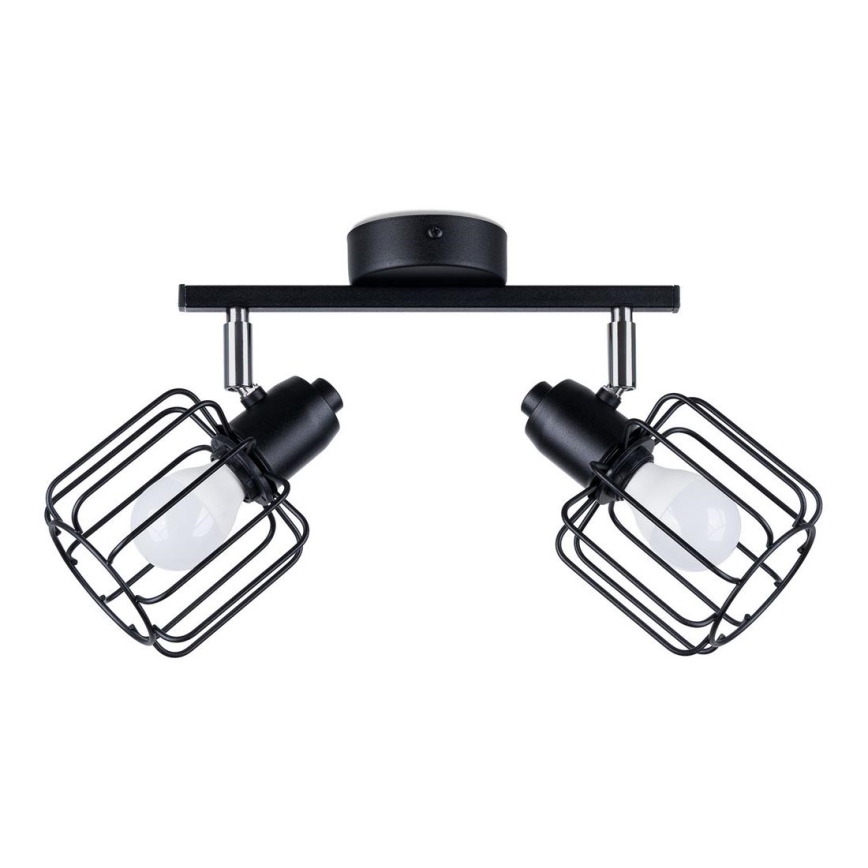Lampada da soffitto BELUCI 2xE14/40W/230V nero
