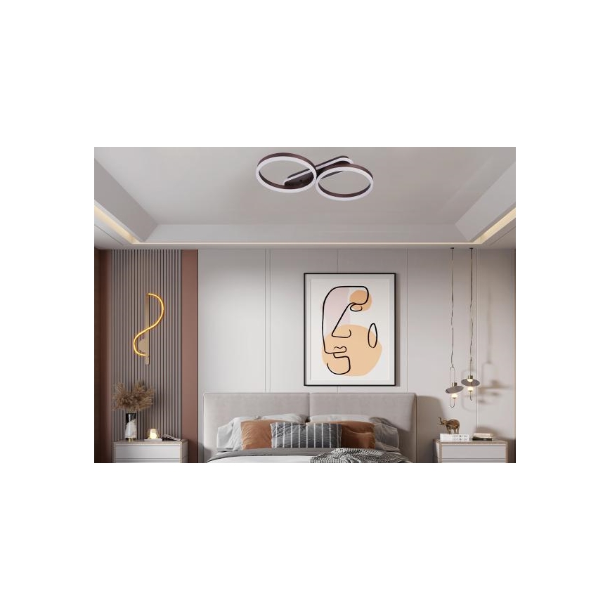 Lampada da soffitto dimmerabile a LED/60W/230V 3000-6500K + telecomando