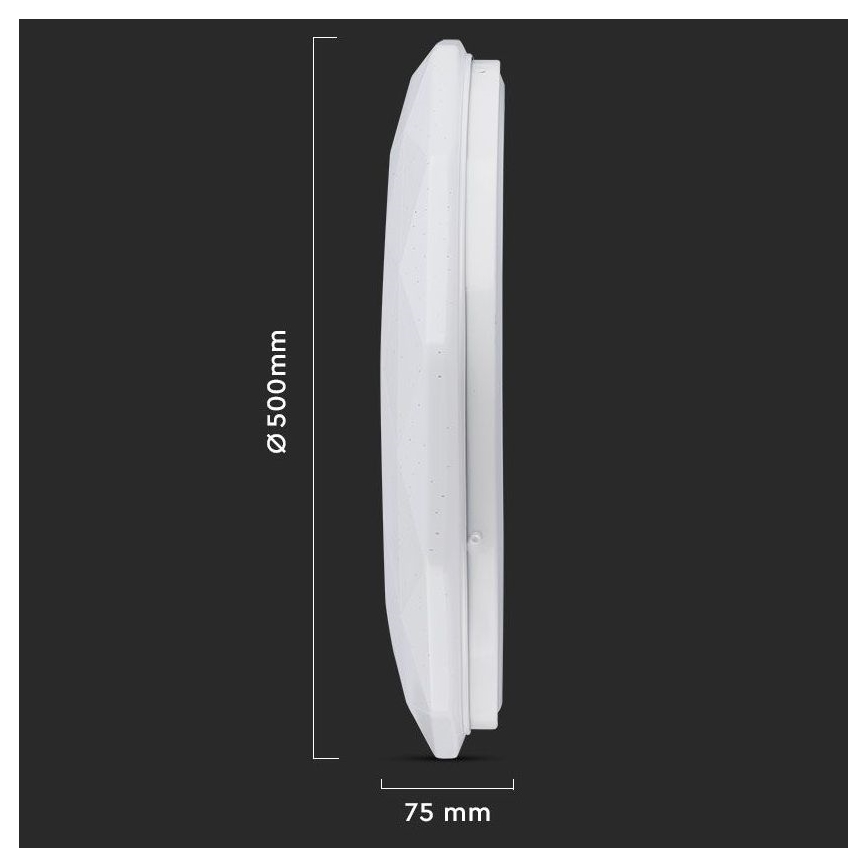 Lampada da soffitto dimmerabile a LED LED/60W/230V 3000K/4000K/6500K + Telecomando