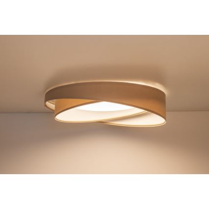 Lampada da soffitto GALAXY MODERN LED/24W/230V Ø 55 cm beige/bianco