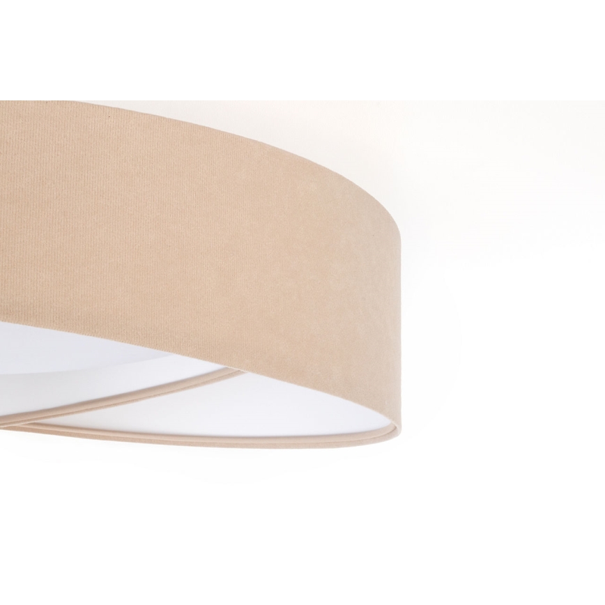 Lampada da soffitto GALAXY MODERN LED/24W/230V Ø 55 cm beige/bianco