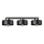 Lampada da soffitto IGNIA 3xE27/60W/230V nero/oro