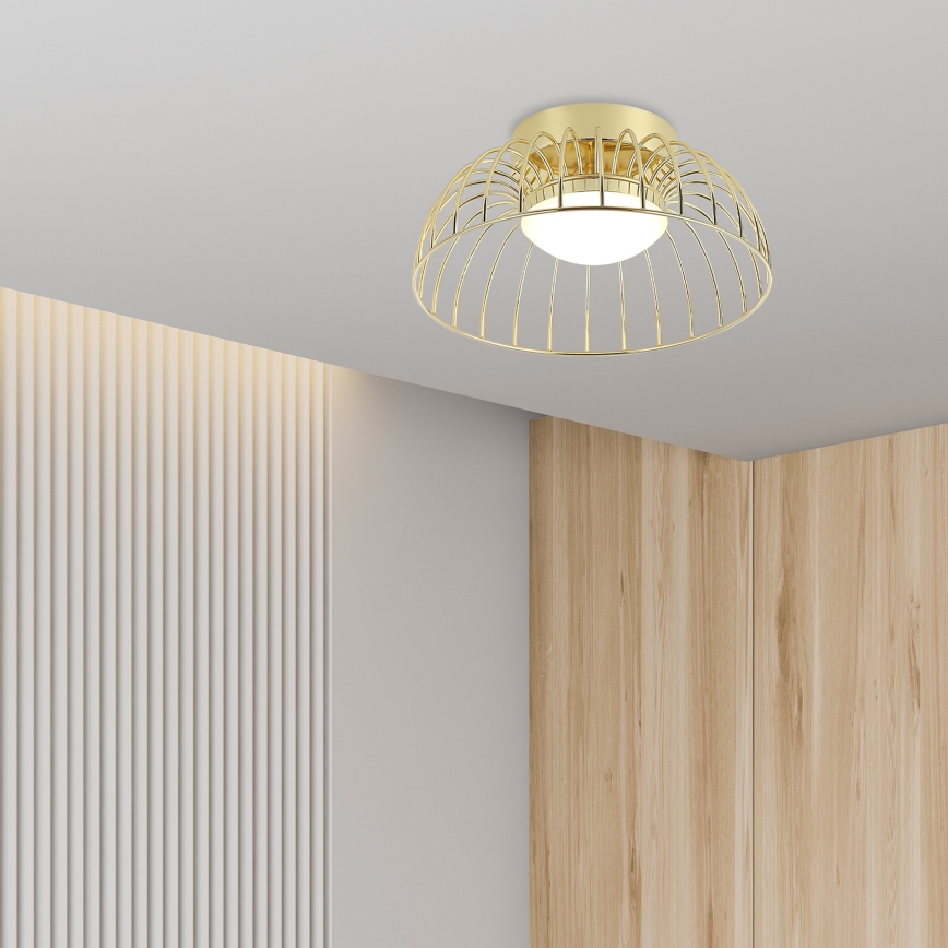 Lampada da soffitto LED BETSY LED/12W/230V Ø 25 cm dorata