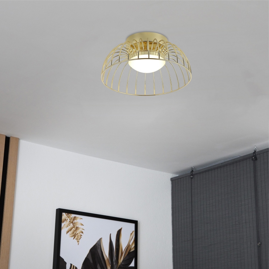 Lampada da soffitto LED BETSY LED/12W/230V Ø 25 cm dorata