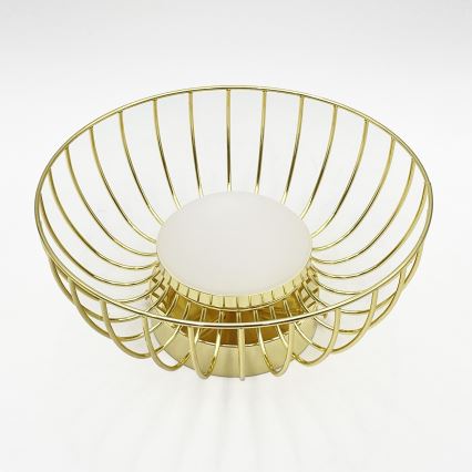 Lampada da soffitto LED BETSY LED/12W/230V Ø 25 cm dorata