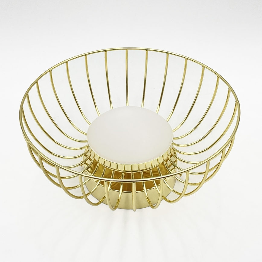 Lampada da soffitto LED BETSY LED/12W/230V Ø 25 cm dorata