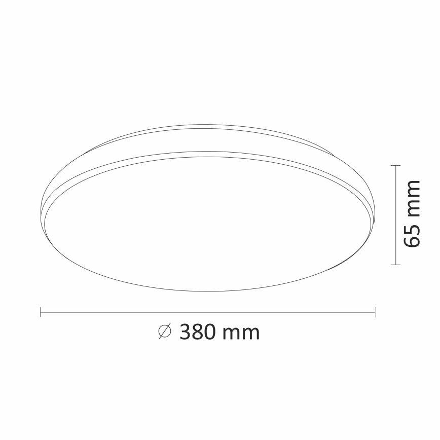 Lampada da soffitto LED dimmerabile DESERT LED/24W/230V con telecomando