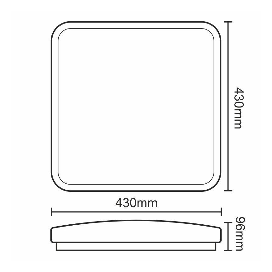 Lampada da soffitto LED dimmerabile LED/50W/230V
