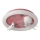 Lampada da soffitto LED dimmerabile per cameretta con ventilatore integrato, 48W/230V, 3000/4000/6000K, rosa + telecomando