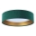 Lampada da soffitto LED GALAXY LED/24W/230V diam. 44 cm verde/oro