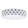 Lampada da soffitto LED per bambini GALAXY KIDS LED/24W/230V a pois bianco/nero