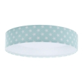 Lampada da soffitto LED per bambini GALAXY KIDS LED/24W/230V stelle verde/bianco