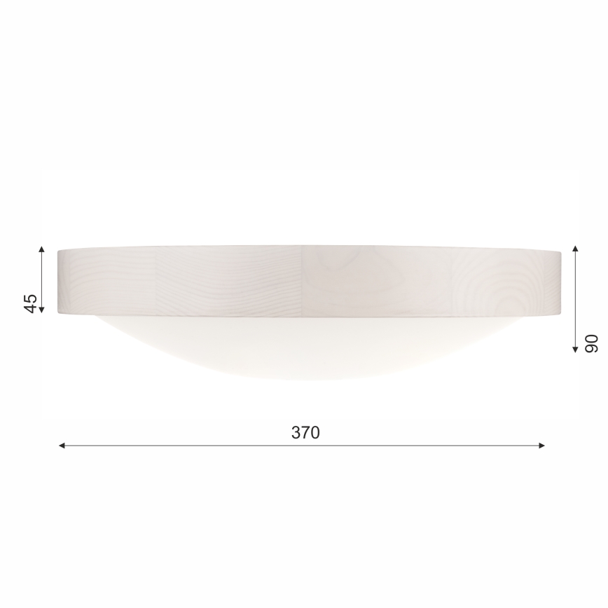 Lampada da soffitto MEDA 2xE27/60W/230V pino