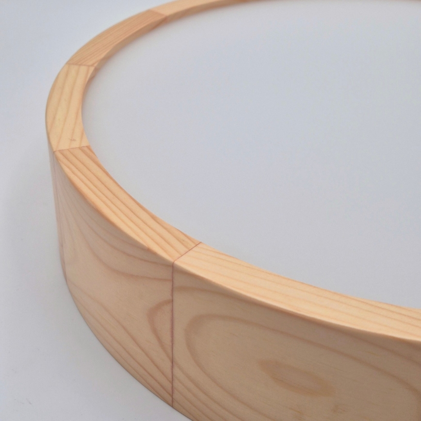 Lampada da soffitto NATURAL 2xE27/60W/230V Ø 37,5 cm in pino