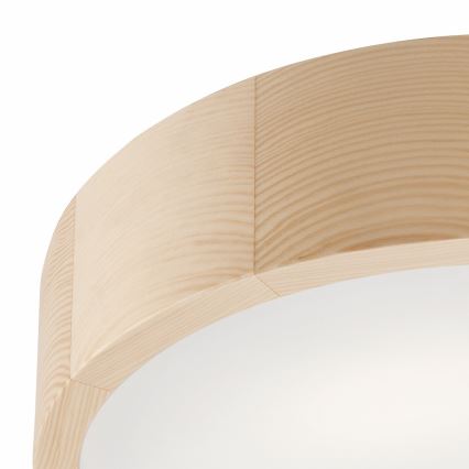 Lampada da soffitto NATURAL 2xE27/60W/230V Ø 37,5 cm in pino