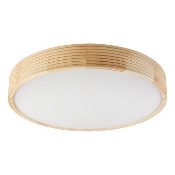 Lampada da soffitto NATURAL MODERN 4xE27/15W/230V Ø 58 cm in pino