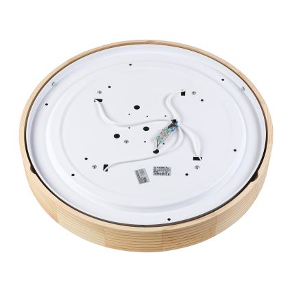 Lampada da soffitto NATURAL MODERN 4xE27/15W/230V Ø 58 cm in pino