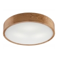 Lampada da soffitto OAK 3xE27/60W/230V rovere ? 47,5 cm