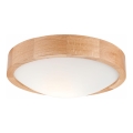 Lampada da soffitto OAK SLIM 1xE27/60W/230V rovere ? 27 cm