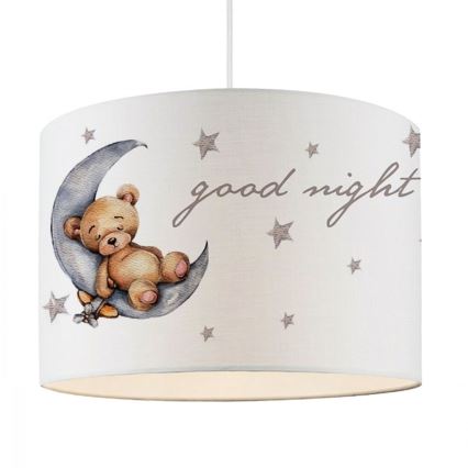 Lampada da soffitto per bambini CANDY 1xE27/40W/230V bianca/marrone