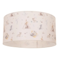 Lampada da soffitto per bambini KIDS ROOM 1xE27/60W/230V Ø 40 cm a tema animaletti