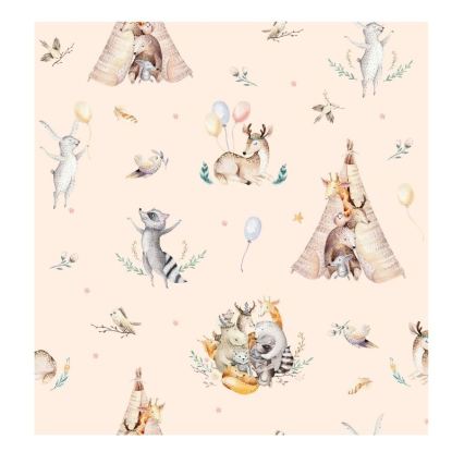 Lampada da soffitto per bambini KIDS ROOM 1xE27/60W/230V Ø 40 cm a tema animaletti