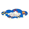 Lampada da soffitto per bambini LUCCA 5xE27/24W/230V blu