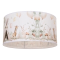 Lampada da soffitto per cameretta KIDS ROOM 1xE27/60W/230V Ø 40 cm – con simpatici animaletti