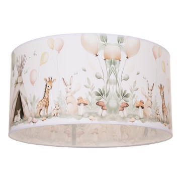 Lampada da soffitto per cameretta KIDS ROOM 1xE27/60W/230V Ø 40 cm – con simpatici animaletti