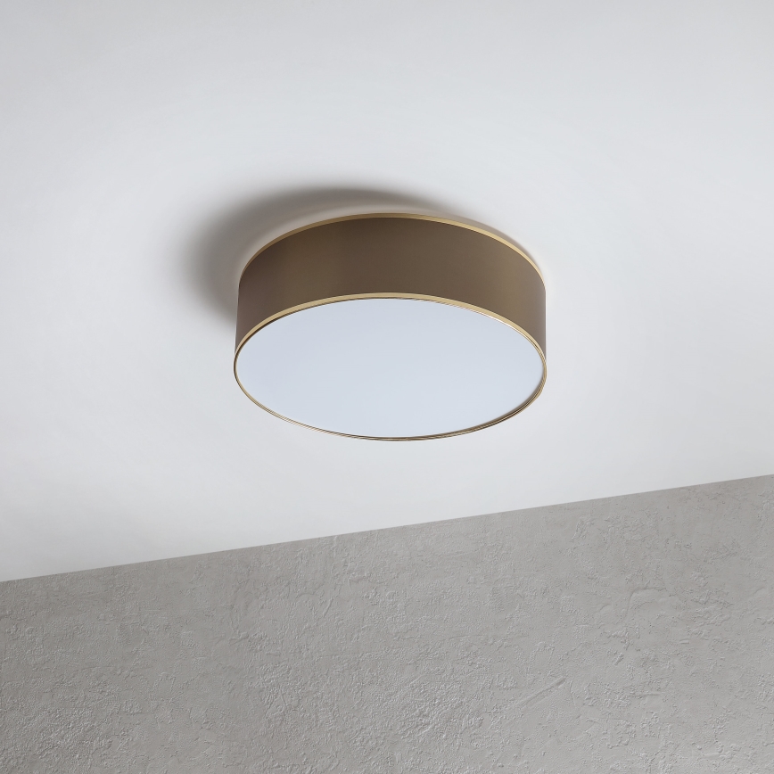 Lampada da soffitto SIRJA 2xE27/15W/230V Ø 45 cm marrone/oro