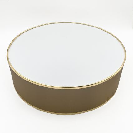 Lampada da soffitto SIRJA 2xE27/15W/230V Ø 45 cm marrone/oro