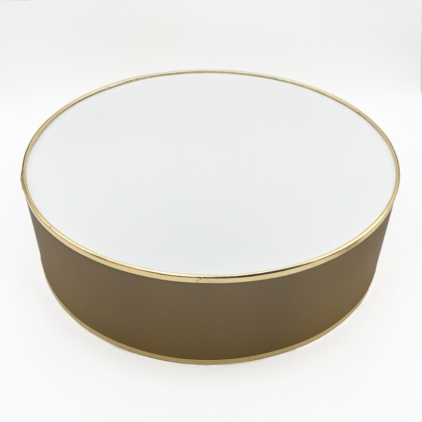 Lampada da soffitto SIRJA 2xE27/15W/230V Ø 45 cm marrone/oro