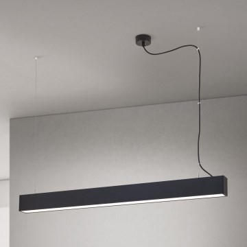 Lampada da soffitto/sospensione LED 2 in 1 PALKKI LED/38W/230V 3000/4000/5000K nera