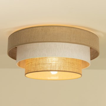Lampada da soffitto WENTA 1xE27/60W/230V Ø 50 cm iuta/crema