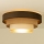 Lampada da soffitto WENTA 1xE27/60W/230V Ø 50 cm marrone/iuta/beige
