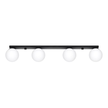 Lampada da soffitto YOLI 4xG9/12W/230V nero