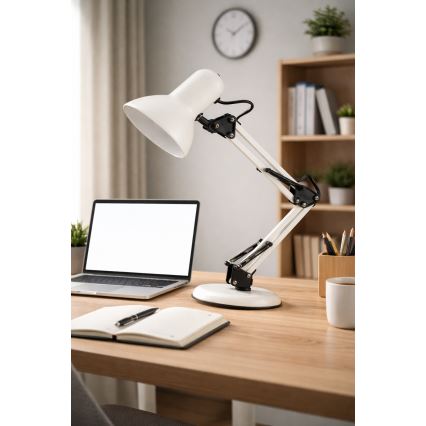 Lampada da tavolo 1x E14/25W/230V, bianca