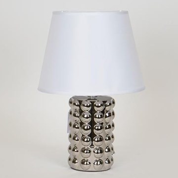 Lampada da tavolo 1xE14/40W/230V bianco/cromo lucido