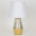 Lampada da tavolo 1xE14/40W/230V bianco/oro