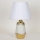 Lampada da tavolo 1xE14/40W/230V bianco/oro