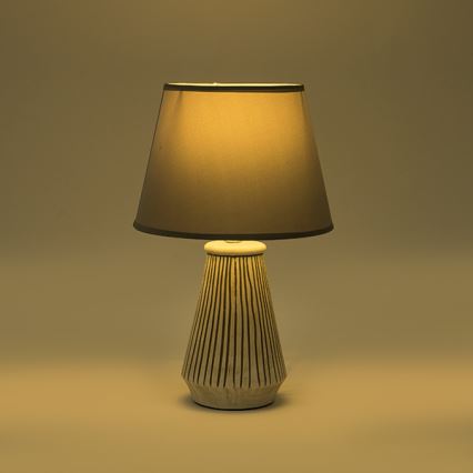 Lampada da tavolo 1xE14/40W/230V patina/grigio